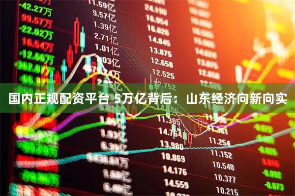 国内正规配资平台 5万亿背后：山东经济向新向实