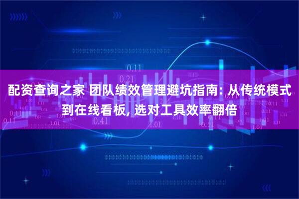 配资查询之家 团队绩效管理避坑指南: 从传统模式到在线看板, 选对工具效率翻倍